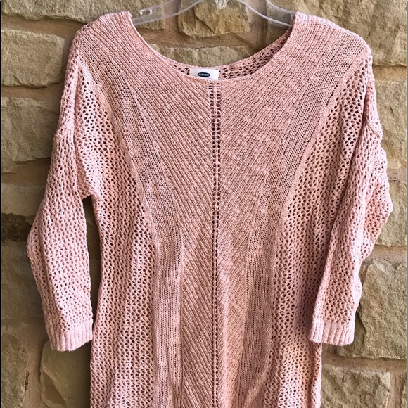 Old Navy Sweaters - Old Navy Peach Lightweight Sweater 3/4 Sleeve S/P